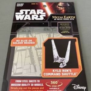 Star Wars Metal Earth Model Building Kit Kylo Ren's Command Shuttle